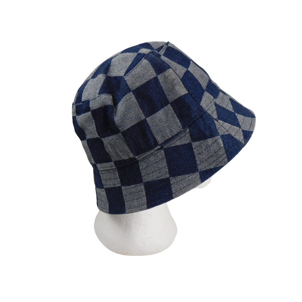 Wild Fable Women's Wild Fable Checker Board Denim Bucket Hat - Picture 3 of 8